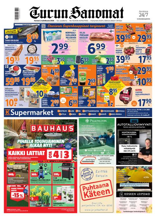 Turun Sanomat 2.4.2026