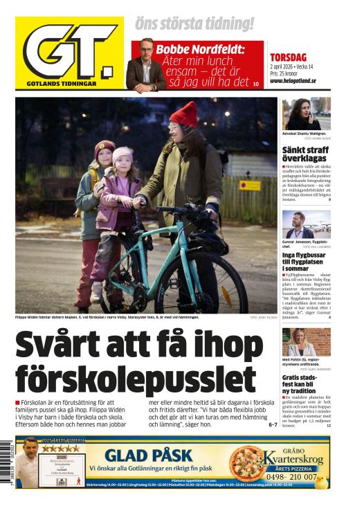 Gotlands Tidningar 2.4.2026