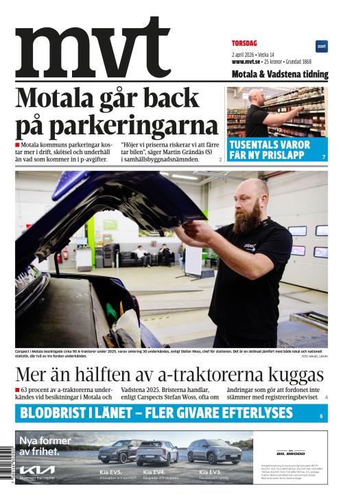Motala Vadstena Tidning 2.4.2026