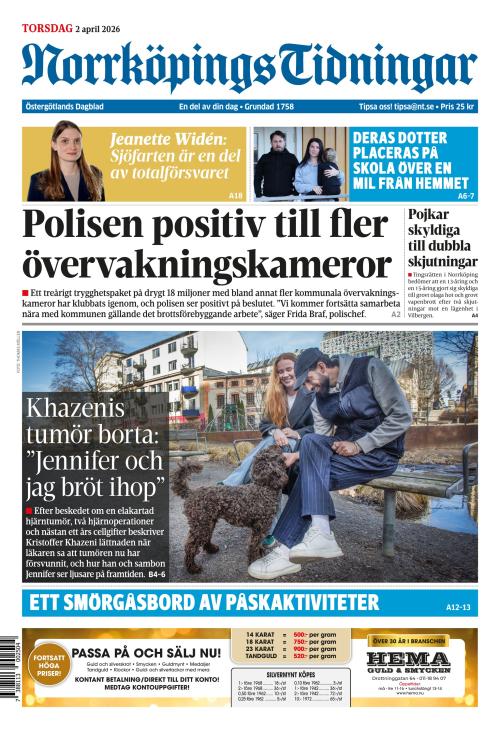 Norrköpings Tidningar 2.4.2026