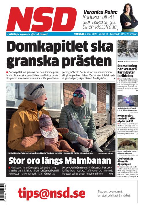 Norrländska Socialdemokraten 2.4.2026