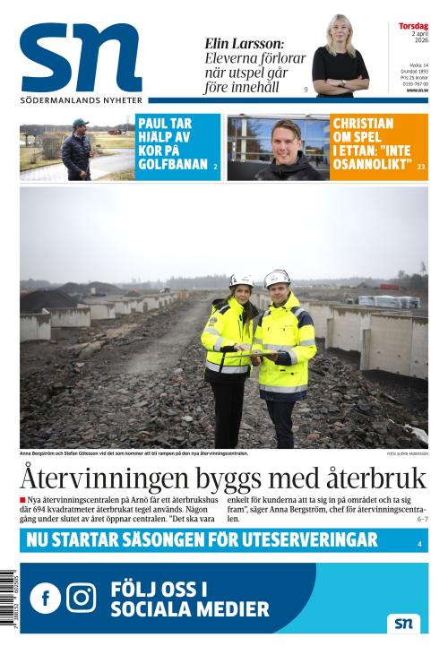 Södermanlands Nyheter 2.4.2026