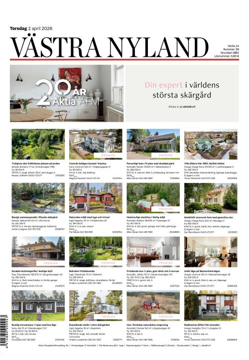 Västra Nyland 2.4.2026