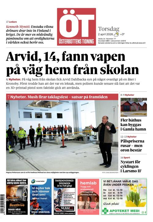 Österbottens Tidning 2.4.2026