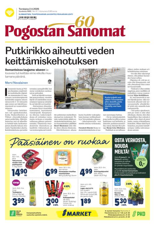 Pogostan Sanomat 2.4.2026