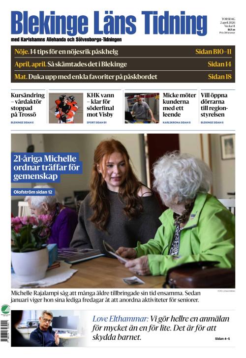Blekinge Läns Tidning 2.4.2026