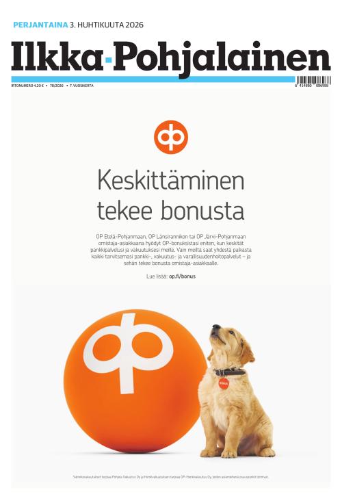 Ilkka-Pohjalainen 3.4.2026