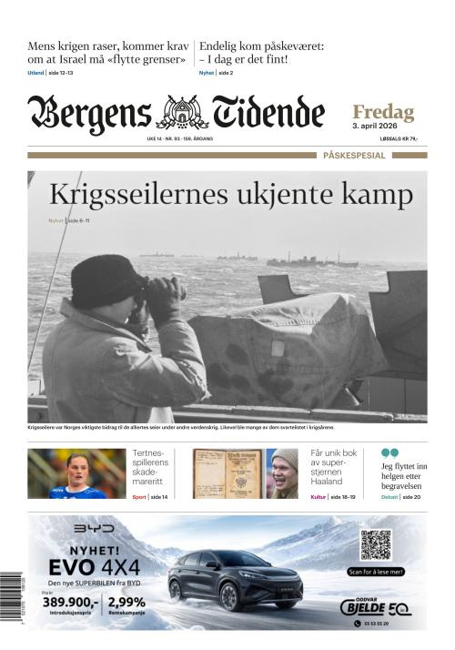 Bergens Tidende 3.4.2026