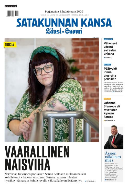 Satakunnan Kansa Länsi-Suomi 3.4.2026