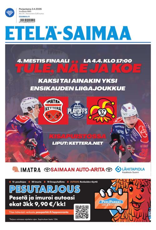 Etelä-Saimaa 3.4.2026