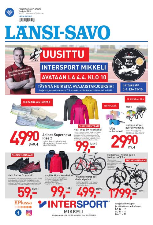 Länsi-Savo 3.4.2026