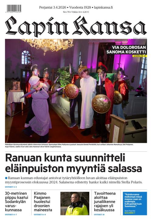 Lapin Kansa 3.4.2026