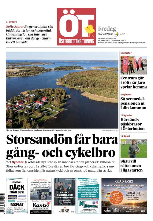 Österbottens Tidning 3.4.2026