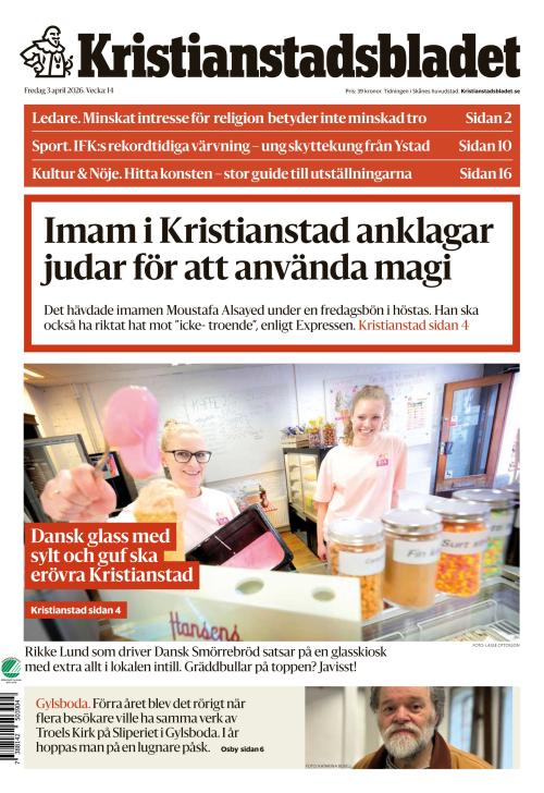 Kristianstadsbladet 3.4.2026