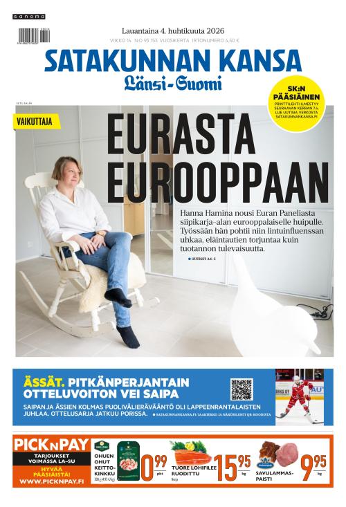 Satakunnan Kansa Länsi-Suomi 4.4.2026