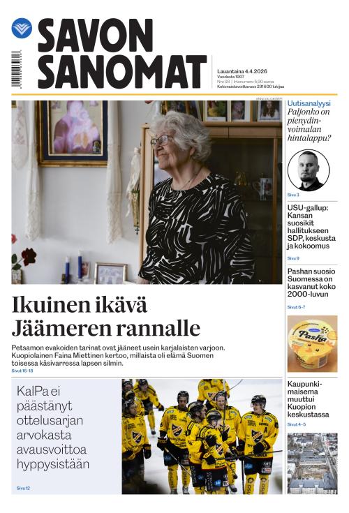 Savon Sanomat 4.4.2026