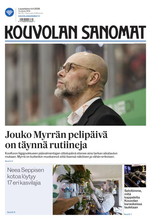 Kouvolan Sanomat 4.4.2026