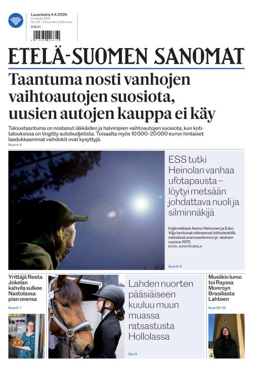 Etelä-Suomen Sanomat 4.4.2026