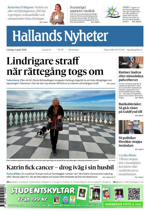 Hallands Nyheter 4.4.2026