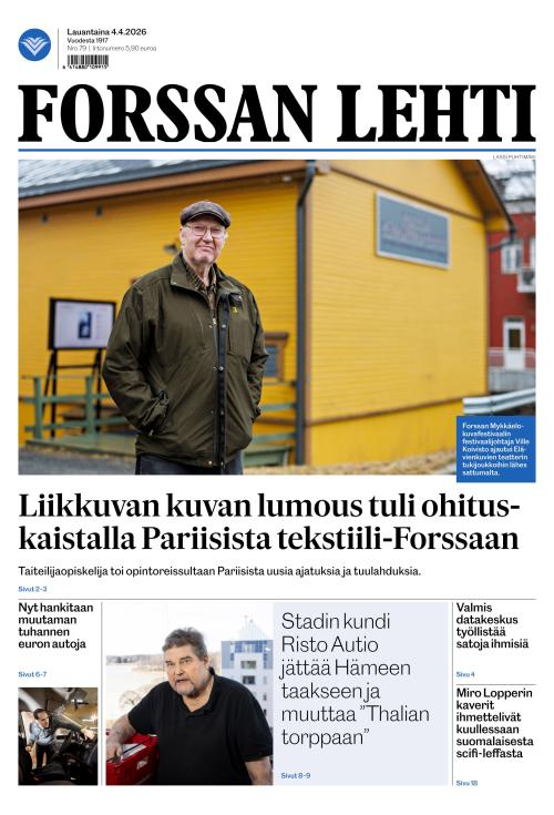 Forssan Lehti 4.4.2026
