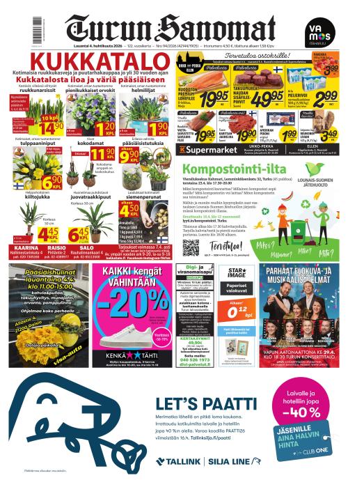 Turun Sanomat 4.4.2026