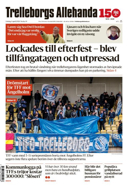Trelleborgs Allehanda 4.4.2026