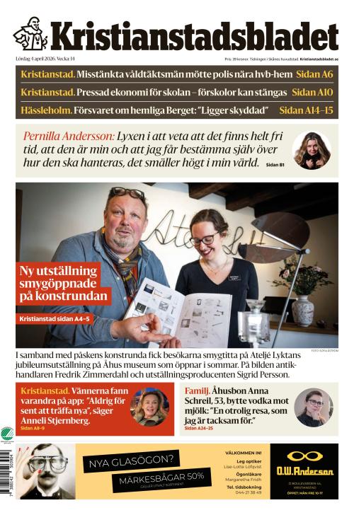 Kristianstadsbladet 4.4.2026