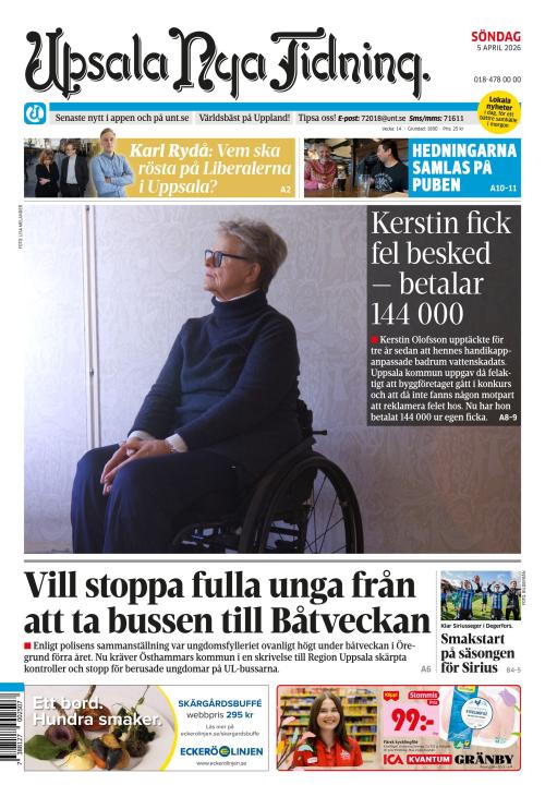 Upsala Nya Tidning 5.4.2026
