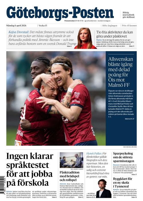 Göteborgs-Posten 6.4.2026