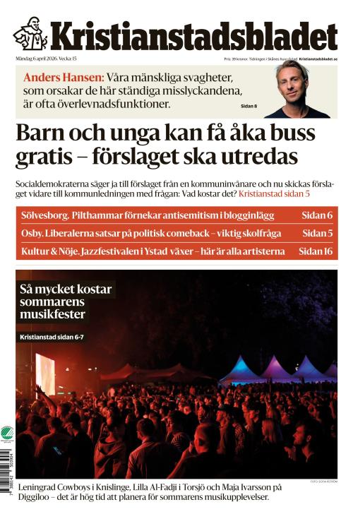 Kristianstadsbladet 6.4.2026