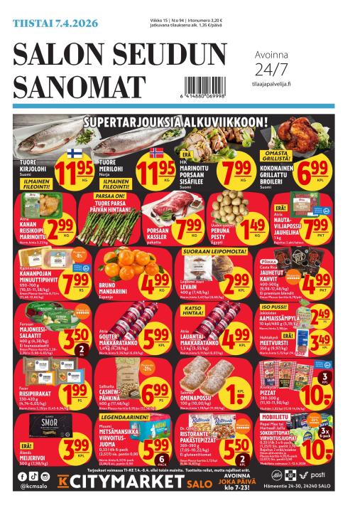 Salon Seudun Sanomat 7.4.2026