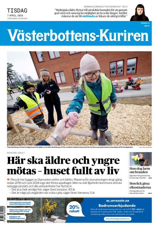 Västerbottens-Kuriren (SE) 7.4.2026