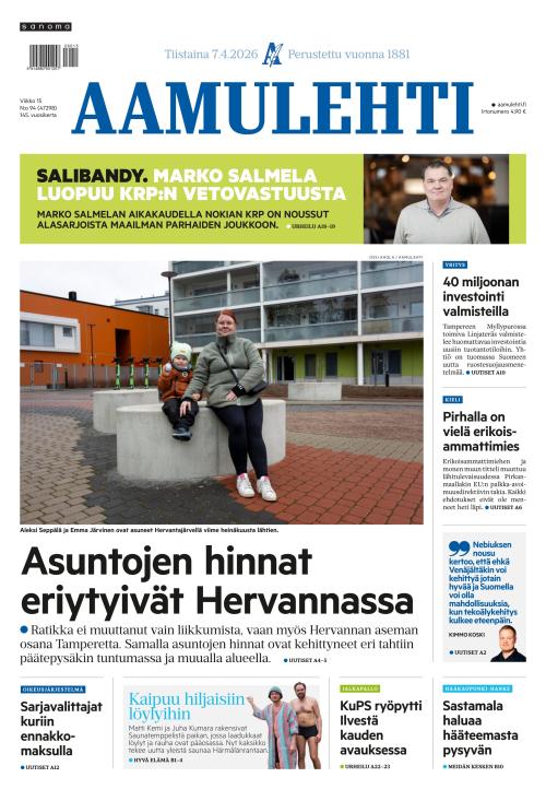 Aamulehti 7.4.2026