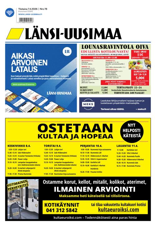 Länsi-Uusimaa 7.4.2026