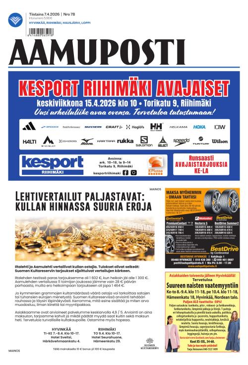 Aamuposti 7.4.2026