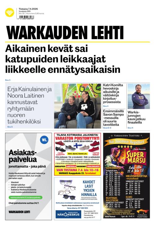 Warkauden Lehti 7.4.2026