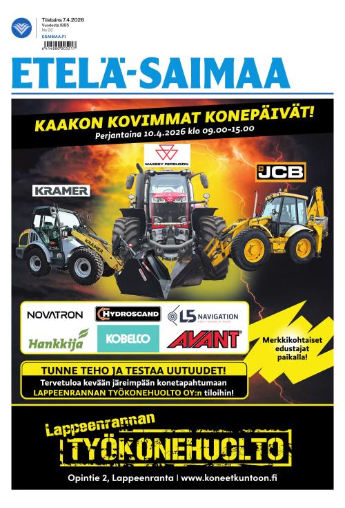Etelä-Saimaa 7.4.2026