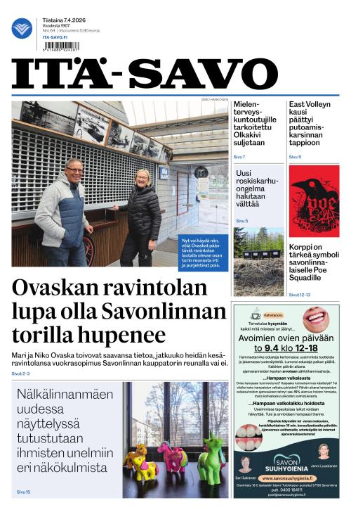 Itä-Savo 7.4.2026