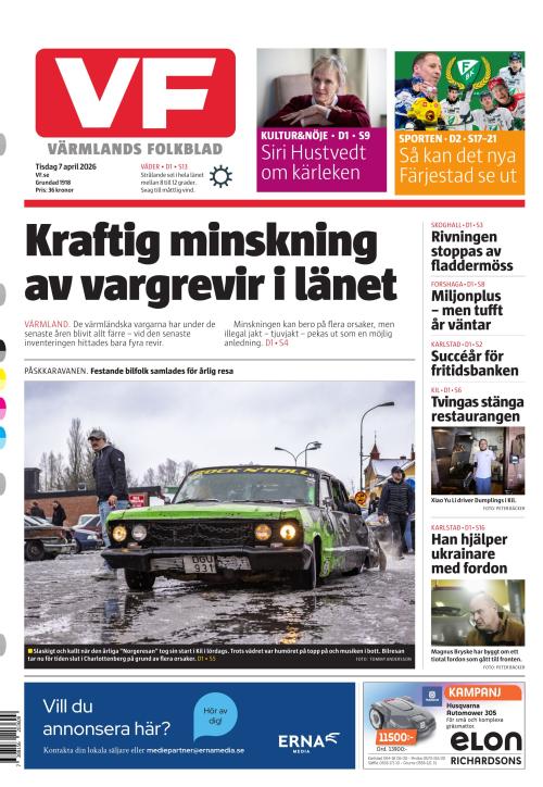 Värmlands Folkblad 7.4.2026