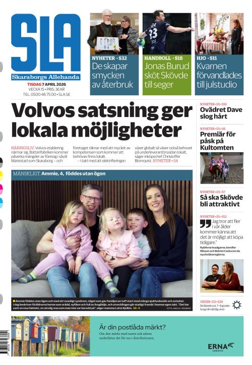 Skaraborgs Allehanda 7.4.2026