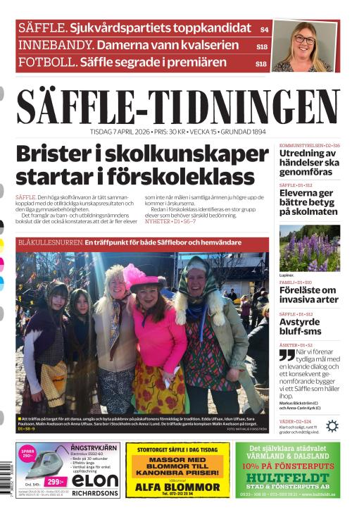 Säffle-Tidningen 7.4.2026