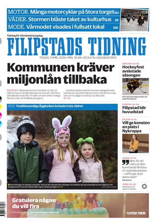 Filipstads Tidning 7.4.2026