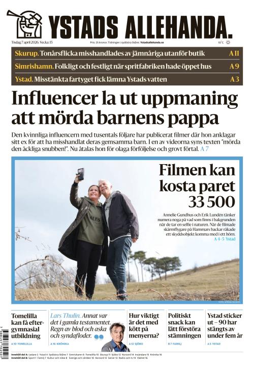 Ystads Allehanda 7.4.2026