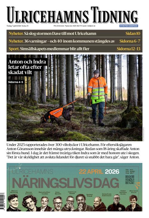 Ulricehamns Tidning 7.4.2026