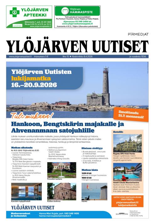 Ylöjärven Uutiset 8.4.2026