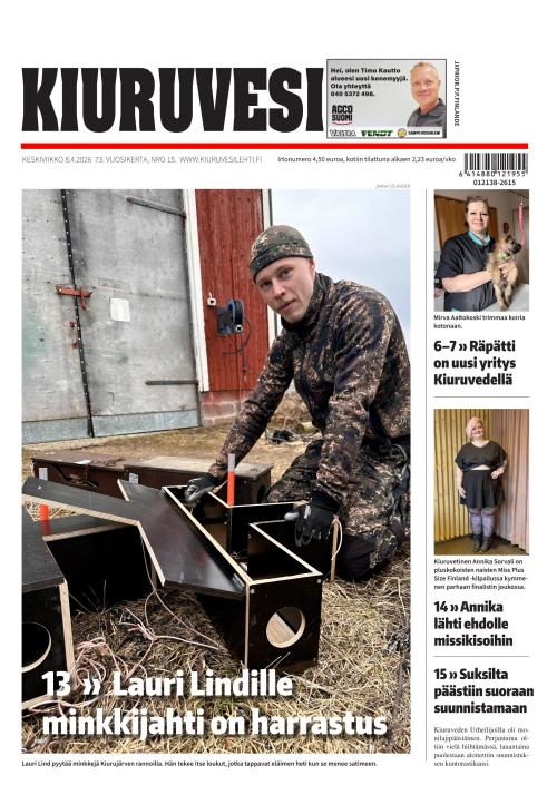 Kiuruvesi-lehti 8.4.2026