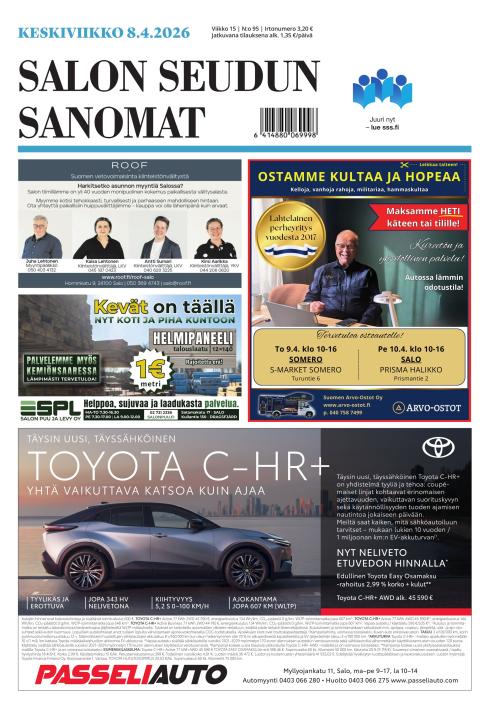 Salon Seudun Sanomat 8.4.2026