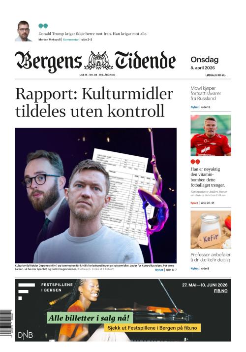 Bergens Tidende 8.4.2026