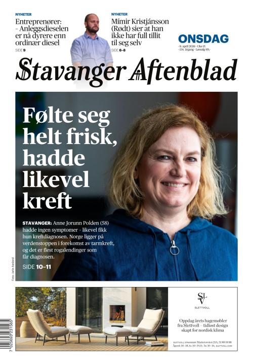 Stavanger Aftenblad 8.4.2026