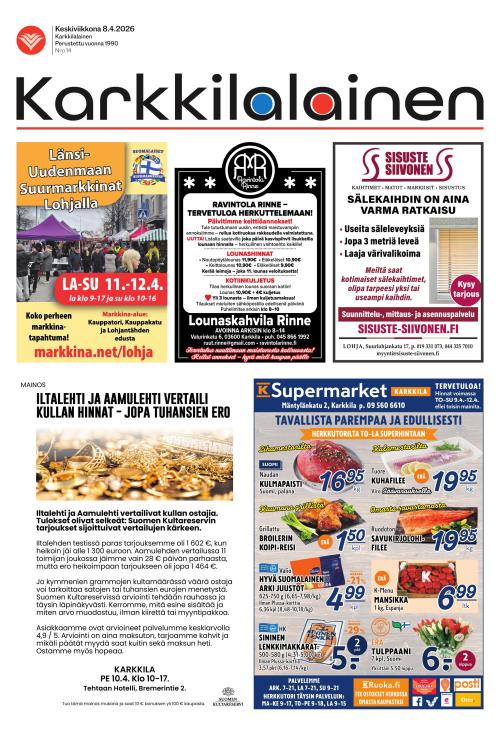 Karkkilalainen 8.4.2026